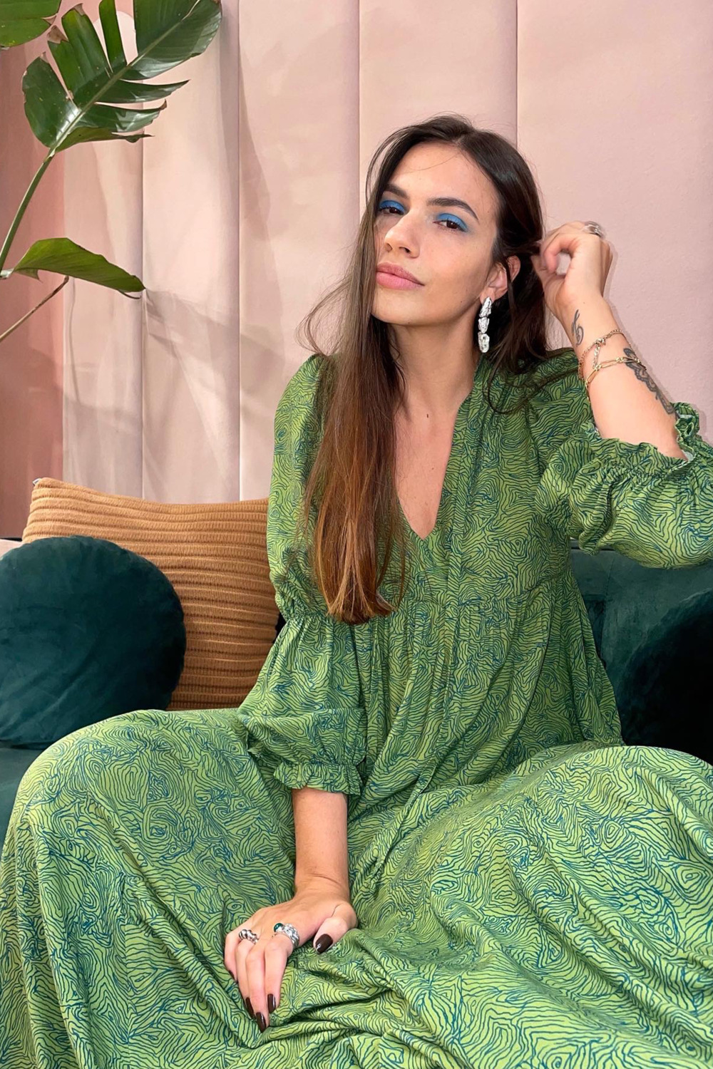 Vestido Leonor Bracchi Verde