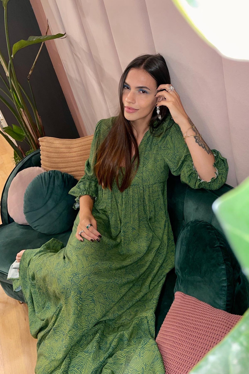 Vestido Leonor Bracchi Verde