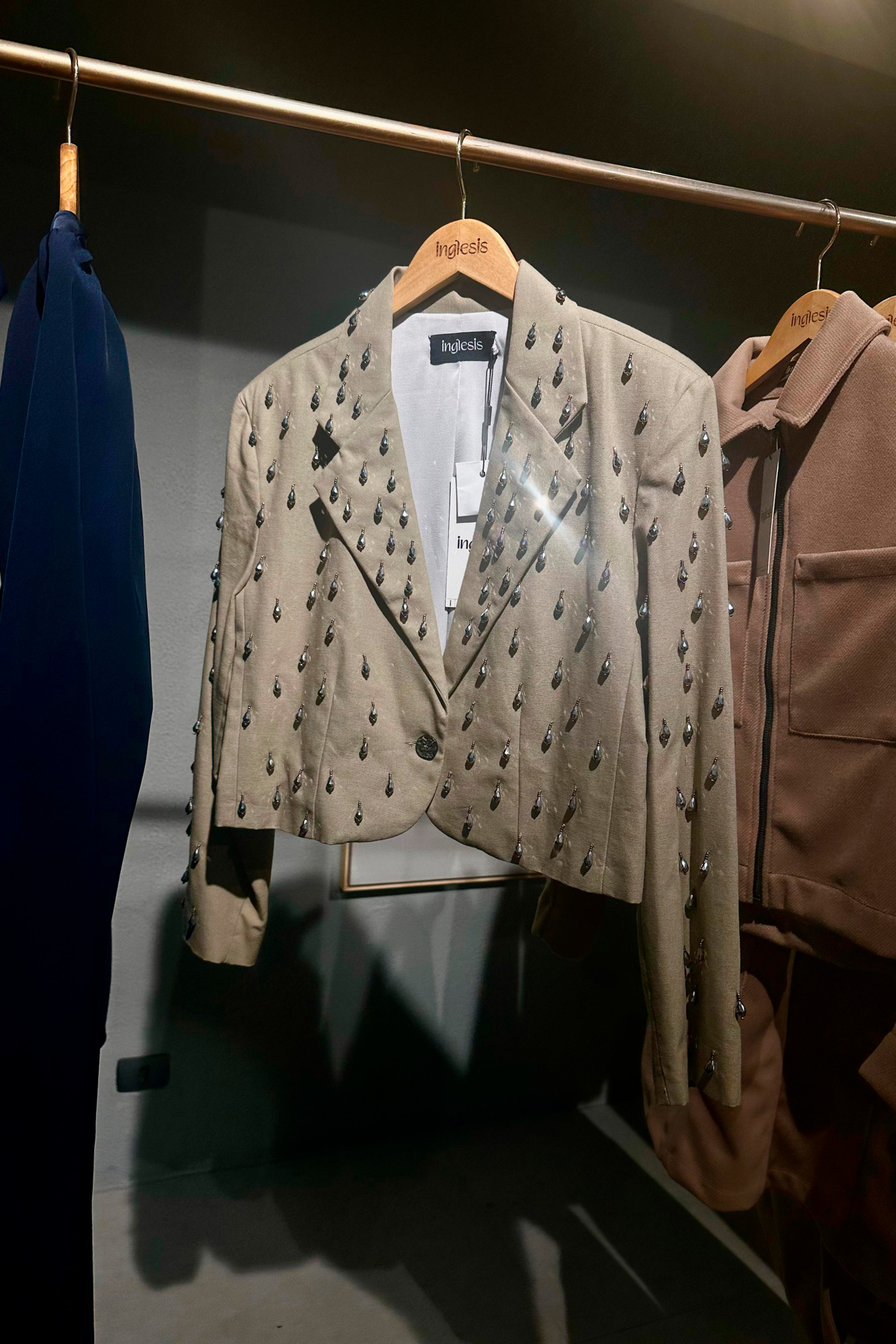 Blazer Bordado Khaki