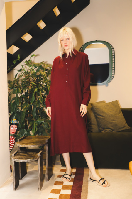 Chemise Linho Burgundy